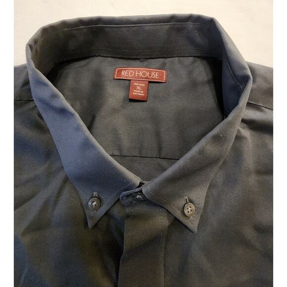 NASCAR Red House Cotton/Poly Button Up Dress Shirt, Non Iron Size XL - Picture 3 of 6